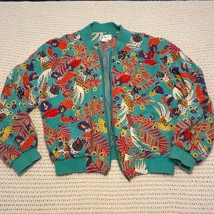 Vintage Quilted Bird Jacket